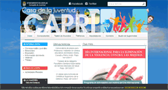 Desktop Screenshot of aguilasjuventud.com